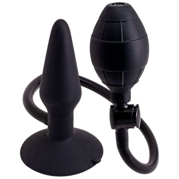 Seven Creations — Inflatable Butt Plug, Silicone, Size S — Anal