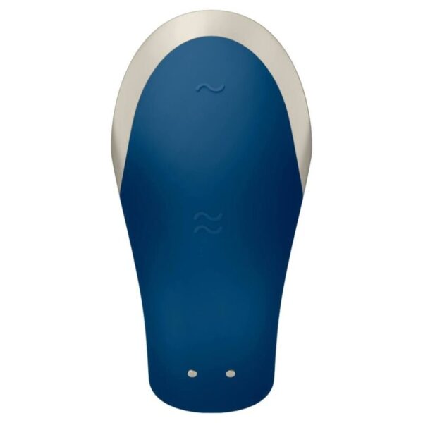 Satisfyer Double Love — Couples Vibrator, App-Controlled, Blue — App-Controlled Sex Toys — view 5