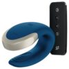 Satisfyer Double Love — Couples Vibrator, App-Controlled, Blue — App-Controlled Sex Toys