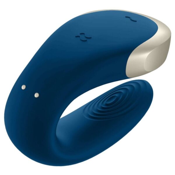 Satisfyer Double Love — Couples Vibrator, App-Controlled, Blue — App-Controlled Sex Toys — view 4