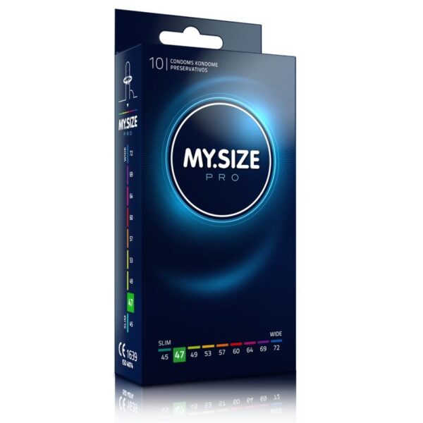 My Size Pro 47 — Snug Fit Condoms, 10 Pack — Classic Condoms