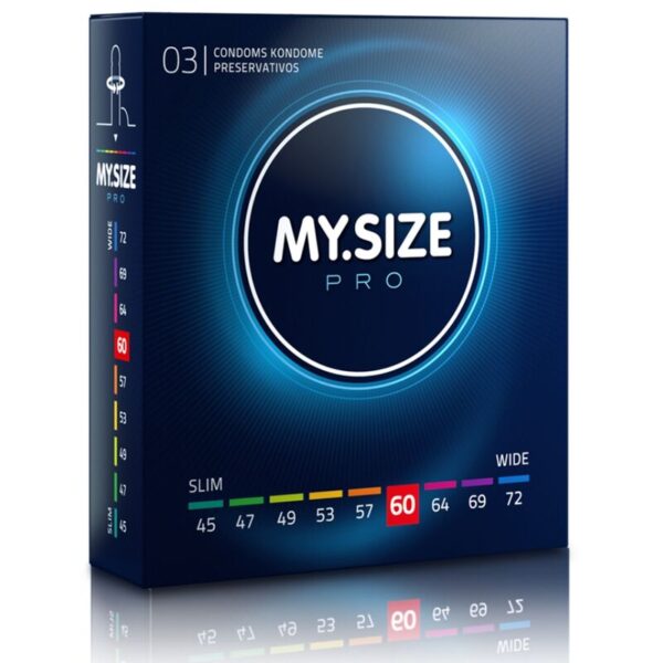 My Size Pro 60 — XL Condoms, 3 Pack — Classic Condoms