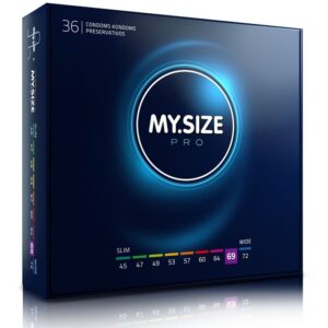 My Size Pro 69 — XL Condoms, 36 Pack — Bulk Condom Packs