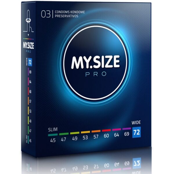 My Size Pro 72 — XL Condoms, 3 Pack — Condom 3 Packs