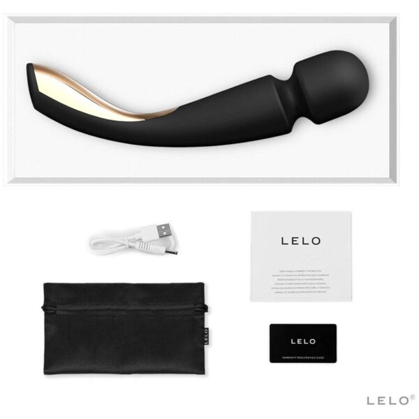 LELO Smart Medium 2 — Wand Massager, Silicone, Black — Clitoral Stimulators — view 3