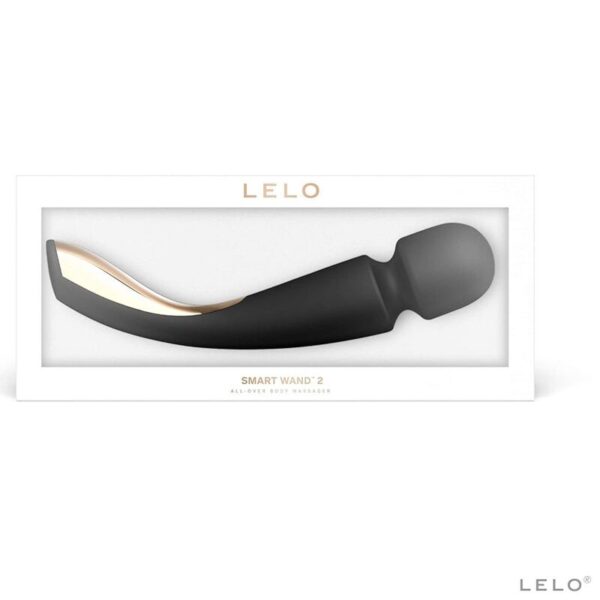 LELO Smart Medium 2 — Wand Massager, Silicone, Black — Clitoral Stimulators — view 4