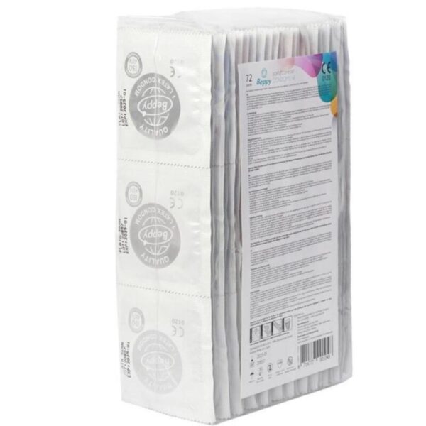 Beppy Natural — Condoms, 72 Pack — Bulk Condom Packs