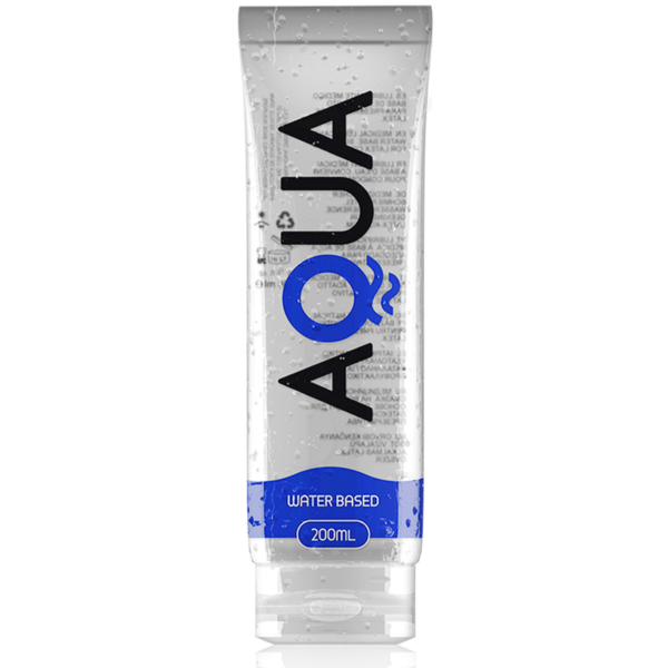 Aqua Quality — Water-Based Lubricant, 200 ml, Odourless — Lubes