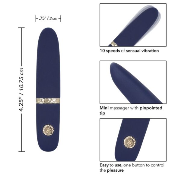 CALEXOTICS CHIC DAISY MINI MASAJEADOR CalExotics Chic Daisy — Mini Vibrator, Rechargeable — Bullet Vibrators — view 7