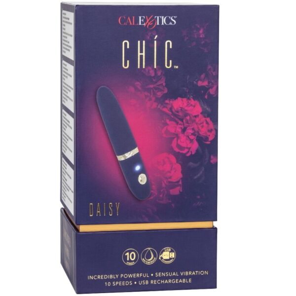 CALEXOTICS CHIC DAISY MINI MASAJEADOR CalExotics Chic Daisy — Mini Vibrator, Rechargeable — Bullet Vibrators — view 4