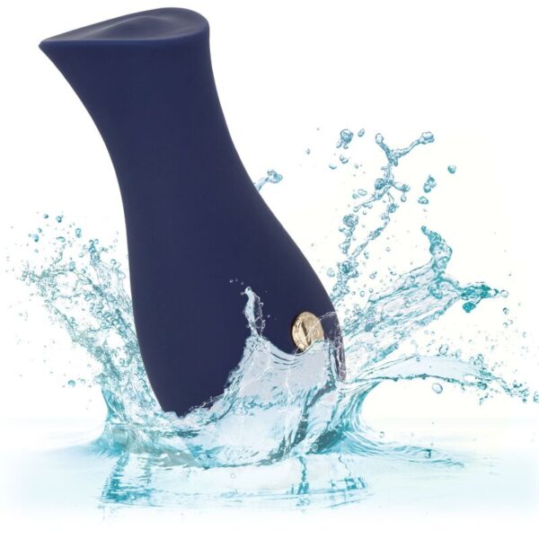 CalExotics Chic Tulip — Personal Massager, Rechargeable, Blue — Clitoral Stimulators — view 6