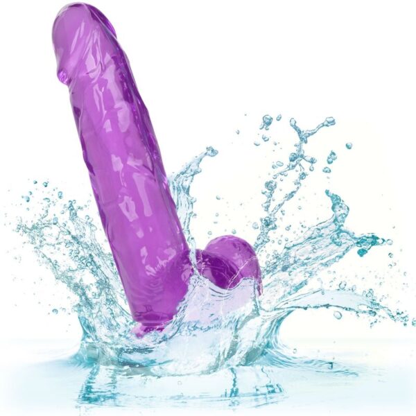 CalExotics Size Queen — Realistic Dildo, 15.3 cm, Purple — Dildos — view 7