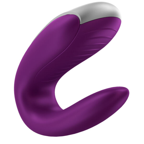 Satisfyer Double Fun — Couples Vibrator, Remote Control, Purple — App-Controlled Sex Toys — view 7