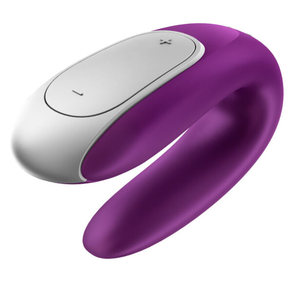 Satisfyer Double Fun — Couples Vibrator, Remote Control, Purple — App-Controlled Sex Toys — view 5