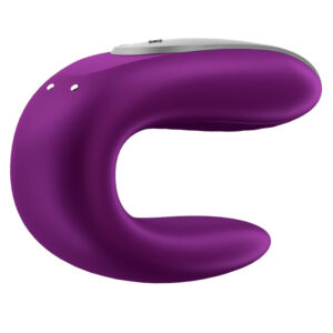 Satisfyer Double Fun — Couples Vibrator, Remote Control, Purple — App-Controlled Sex Toys — view 4