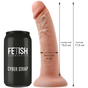 Fetish Submissive Cyber Strap — Vibrating Strap-On, 17.5 cm — Strap-Ons & Harnesses — view 3