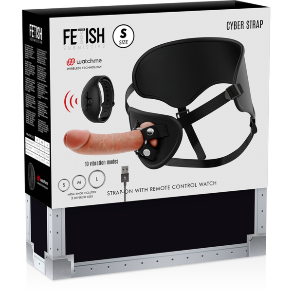 Fetish Submissive Cyber Strap — Vibrating Strap-On, 17.5 cm — Strap-Ons & Harnesses — view 10
