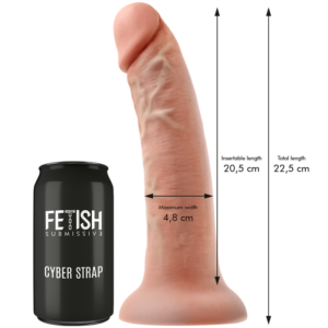 Fetish Submissive Cyber Strap — Vibrating Strap-On, 22.5 cm — Strap-Ons & Harnesses — view 3