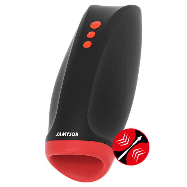 JAMYJOB NOVAX MASTURBADOR CON VIBRACION Y COMPRESIÓN Jamyjob Novax — Vibrating Masturbator, Rechargeable — Automatic Masturbators — view 7