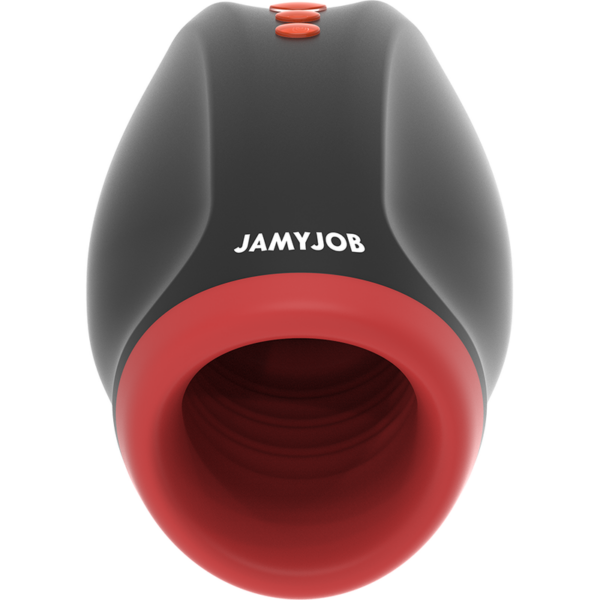 JAMYJOB NOVAX MASTURBADOR CON VIBRACION Y COMPRESIÓN Jamyjob Novax — Vibrating Masturbator, Rechargeable — Automatic Masturbators