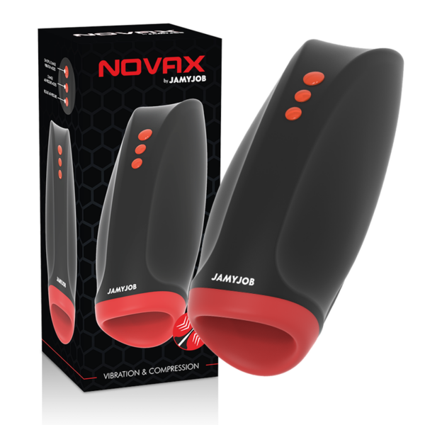 JAMYJOB NOVAX MASTURBADOR CON VIBRACION Y COMPRESIÓN Jamyjob Novax — Vibrating Masturbator, Rechargeable — Automatic Masturbators — view 6