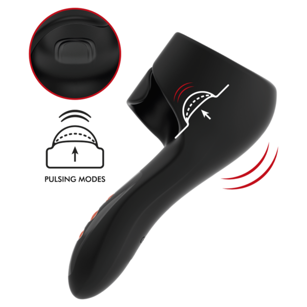 JAMYJOB PULSAR MASTURBADOR CON VIBRACION Y COMPRESIÓN Jamyjob Pulsar — Vibrating Masturbator, Rechargeable — Vibrating Strokers — view 4