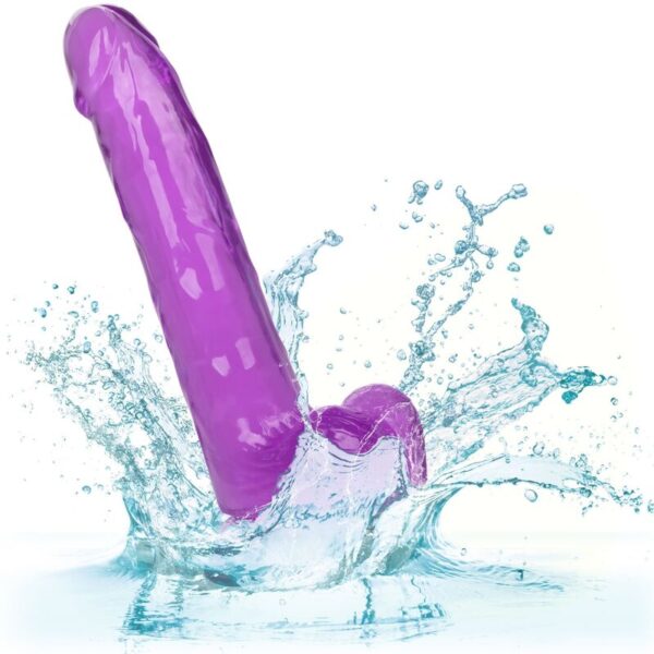 CalExotics Size Queen — Realistic Dildo, 20.3 cm, Purple — Dildos — view 6
