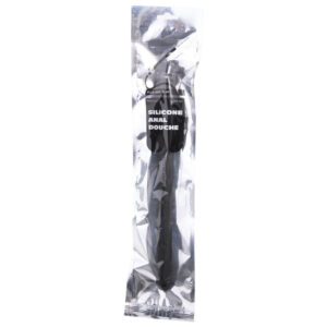 All Black Ridged Shower — Anal Douche, Silicone — view 2