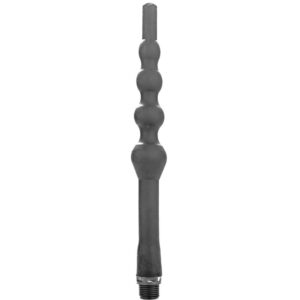 All Black Beaded Shower — Anal Douche, Silicone
