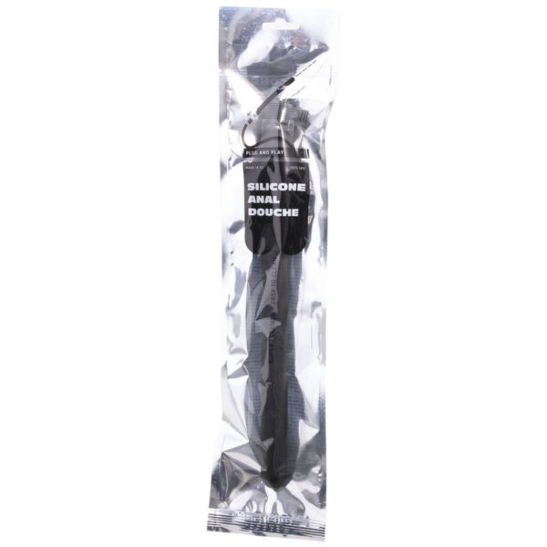 All Black Beaded Shower — Anal Douche, Silicone — view 2