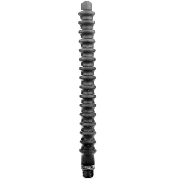 All Black Mega Ripple Shower — Anal Douche, Silicone