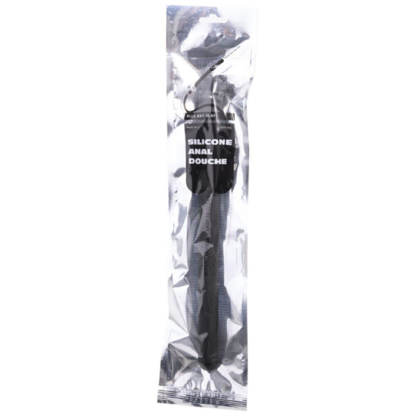 All Black Mega Ripple Shower — Anal Douche, Silicone — view 2