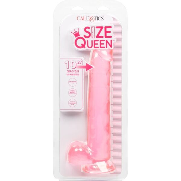 CalExotics Size Queen — Realistic Dildo, 25.5 cm, Pink — Dildos — view 6