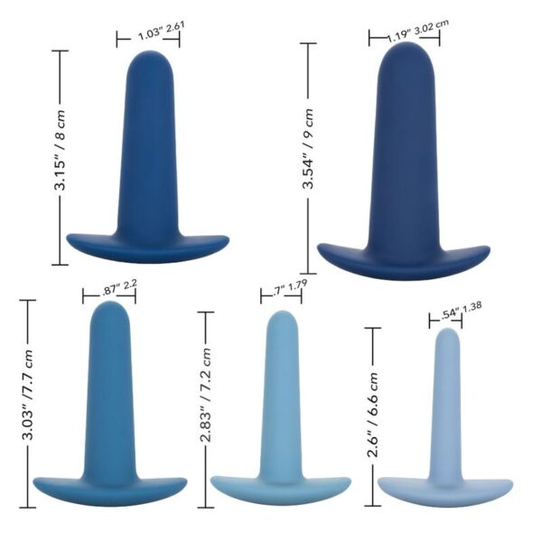 CalExotics They-ology 5-Piece — Anal Training Kit, Silicone — view 3