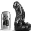 All Black Dong — Realistic Dildo, 17 cm — Anal
