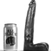All Black Textured — Realistic Dildo, 21 cm, Black — Dildos