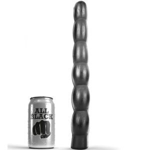 All Black Rippled — Dildo, 32 cm — Anal