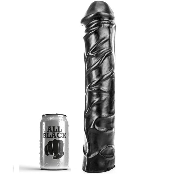 All Black Giant Soft Fisting — Realistic Dildo 31 cm — Anal