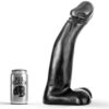 All Black Flexible — Realistic Dildo, 29 cm — Dildos