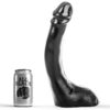 All Black Supple — Realistic Dildo, 29 cm — Dildos