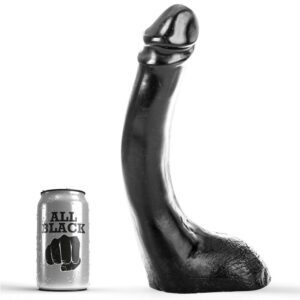 All Black Supple — Realistic Dildo, 29 cm — Dildos