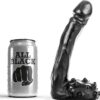 All Black Slim — Realistic Dildo, 19 cm, Black — Anal Dildos