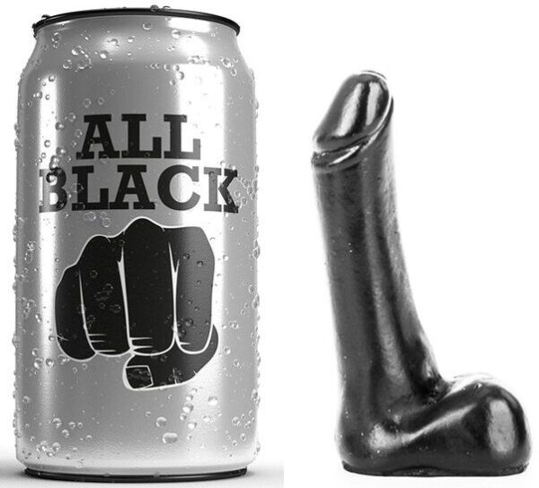 All Black Small — Dildo, 9 cm, Black — Dildos