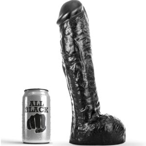All Black Thick Veined — Dildo, 29 cm — Dildos