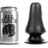 All Black Wide — Butt Plug, 12 cm — Anal