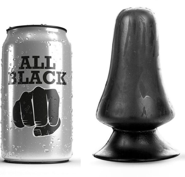 All Black Wide — Butt Plug, 12 cm — Anal