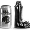 All Black Beginner — Realistic Dildo, 13 cm, Black — Dildos