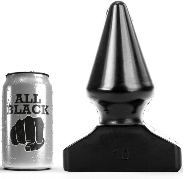 All Black Cone — Butt Plug, 20.5 cm — Anal