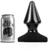 All Black Cone — Butt Plug, 17 cm — Anal