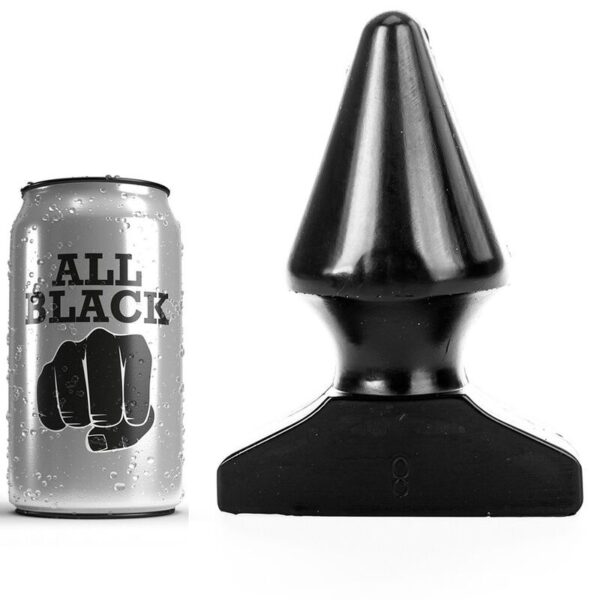All Black Cone — Butt Plug, 17 cm — Anal
